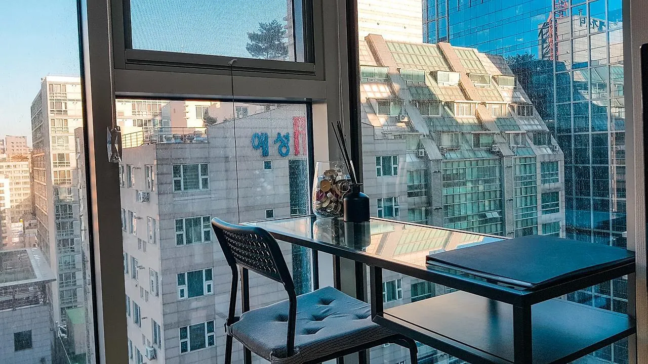 Apartman J Studio Gangnam Station Hotel Szöul Dél-Korea